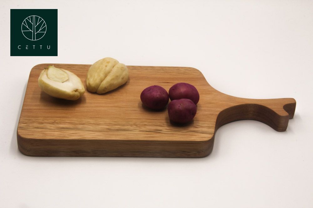 Ideal para picar, cortar, preparar y servir. Tabla Secuoya.