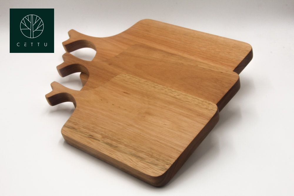 Ideales para picar, cortar, preparar y servir. Tabla Secuoya, set de 3 tablas.