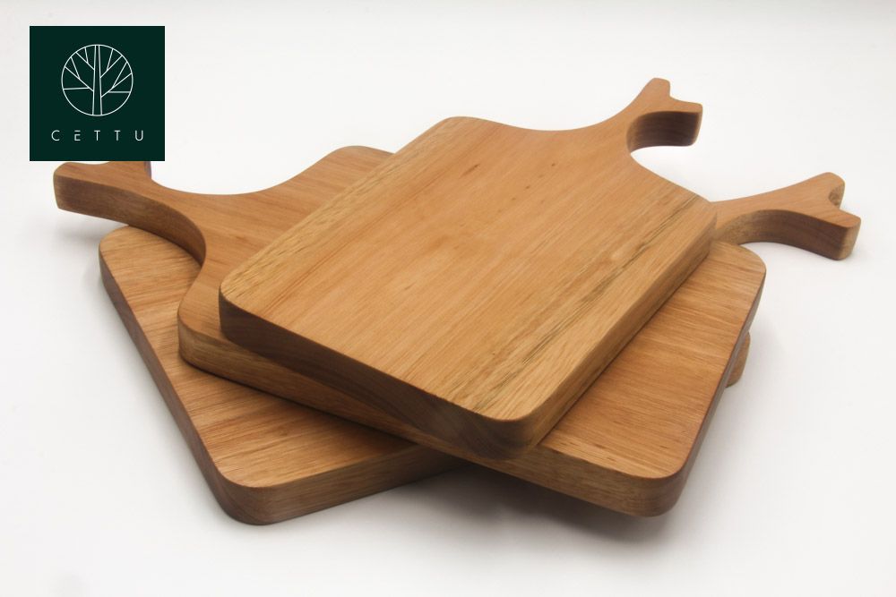 Ideales para picar, cortar, preparar y servir. Tabla Secuoya, set de 3 tablas.