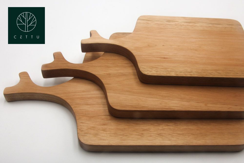 Ideales para picar, cortar, preparar y servir. Tabla Secuoya, set de 3 tablas.