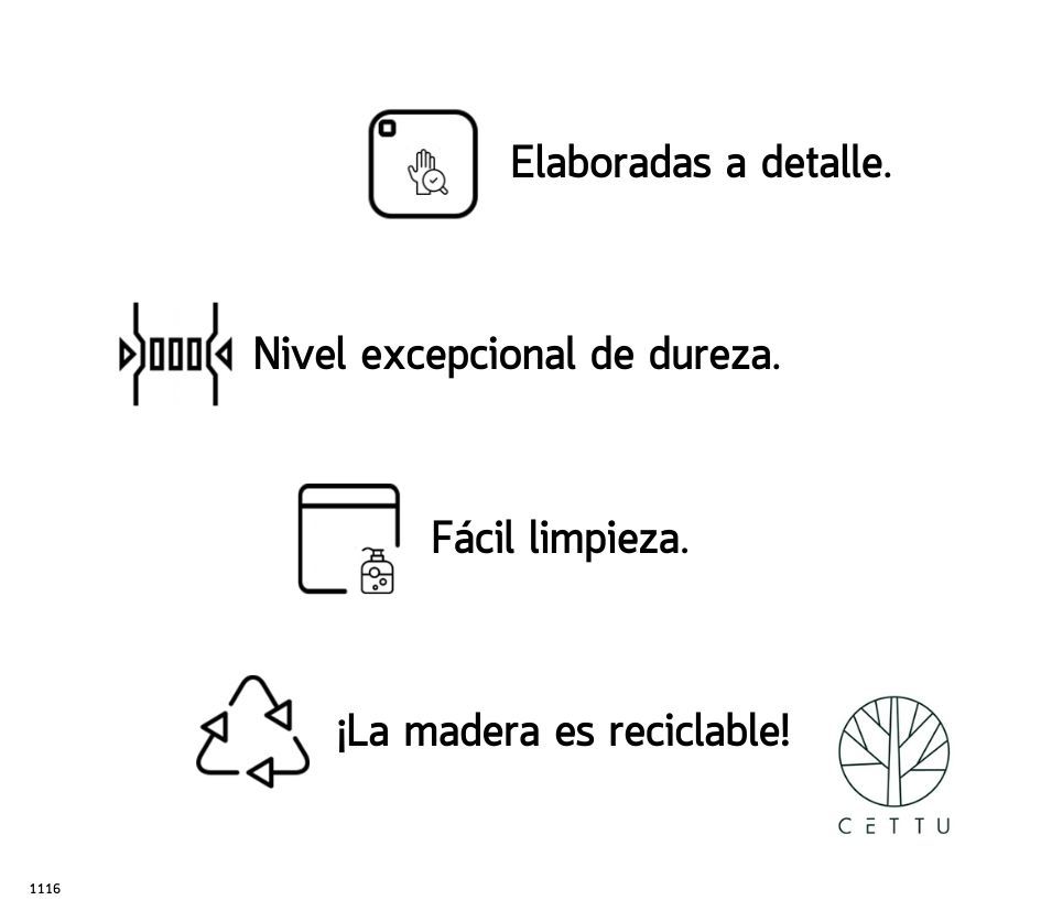 Ideales para picar, cortar, preparar y servir. Tabla Secuoya, set de 3 tablas.