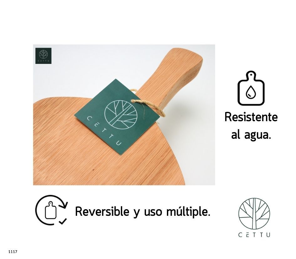 Tabla Bottiglia. Estilizada y versátil.