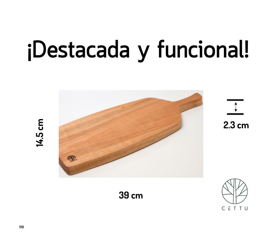 Tabla Bottiglia. Estilizada y versátil.