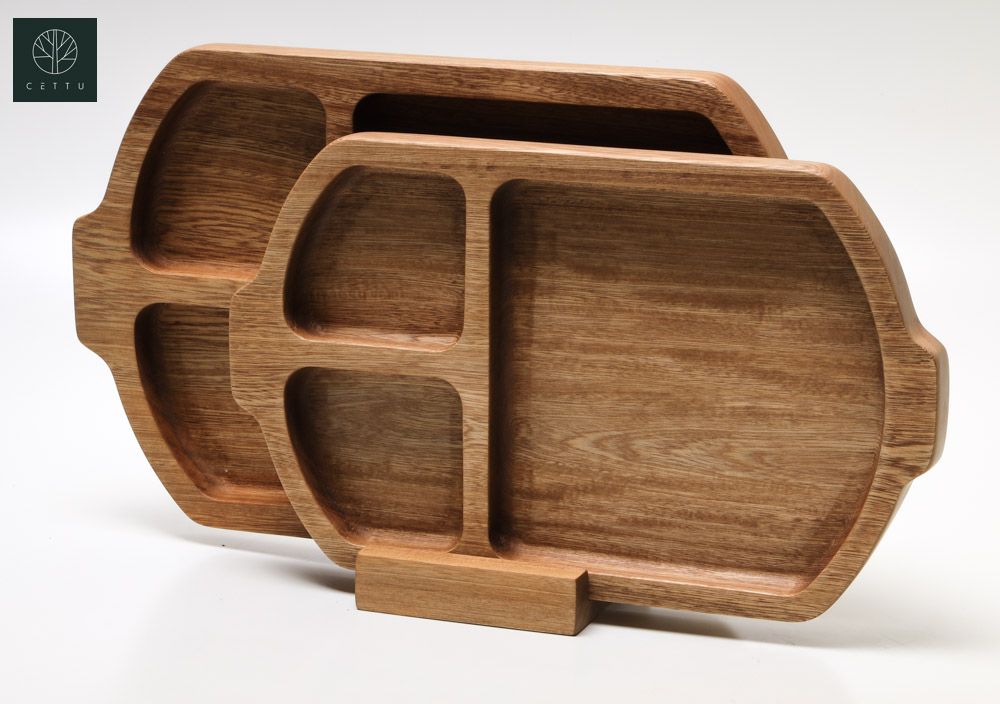 Set de 2 botaneros Obsidiana. ¡Ideales para sus fiestas y reuniones!