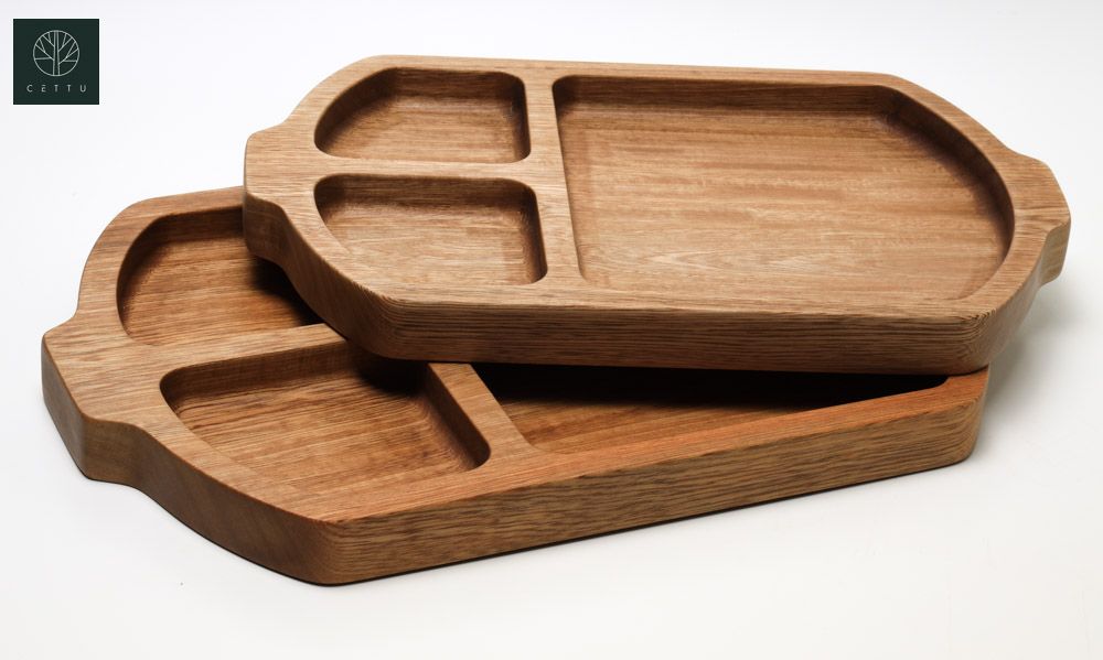 Set de 2 botaneros Obsidiana. ¡Ideales para sus fiestas y reuniones!