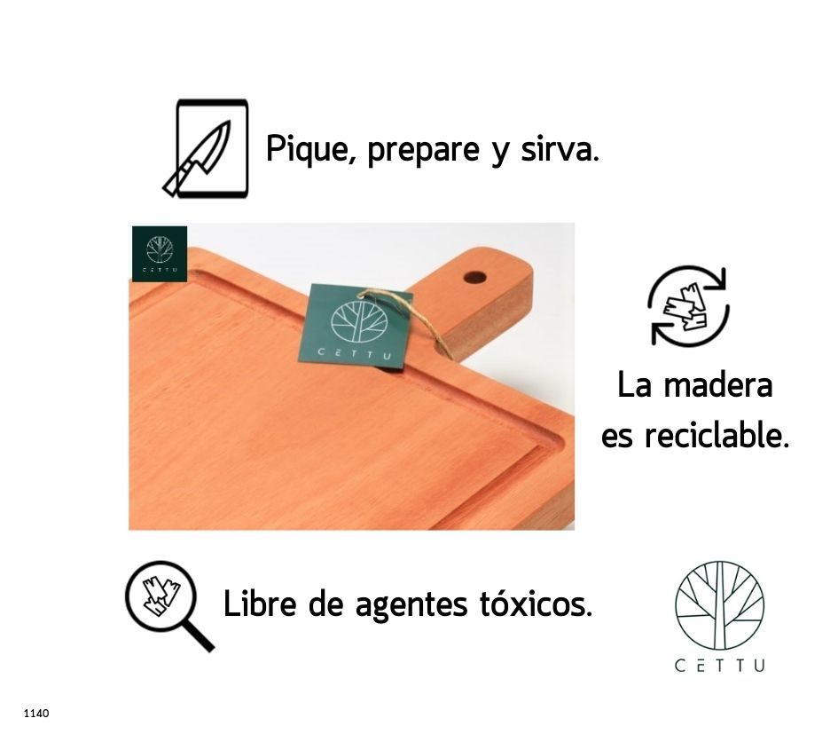 Tabla Diseño Fireto. ¡Cálida, robusta y durable!