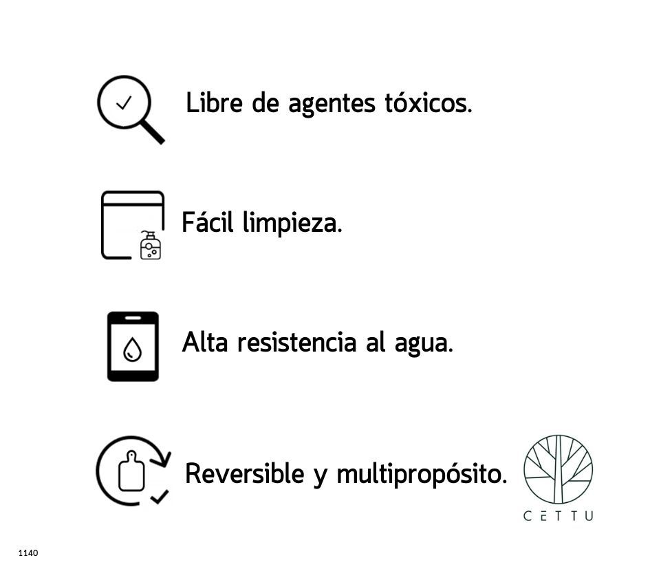 Tabla Diseño Fireto. ¡Cálida, robusta y durable!