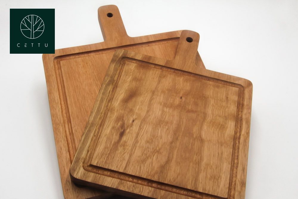 Set de 2 tablas Diseño Fireto. ¡Cálidas, robustas y durables!