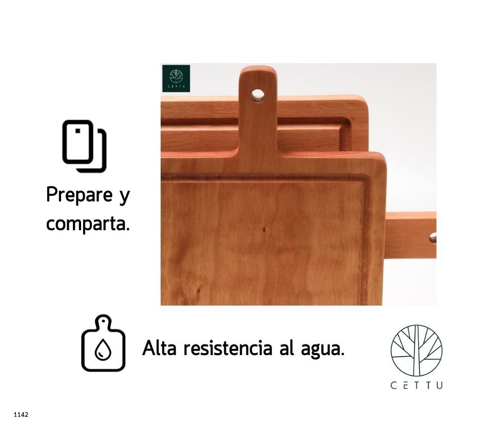 Set de 2 tablas Diseño Fireto. ¡Cálidas, robustas y durables!
