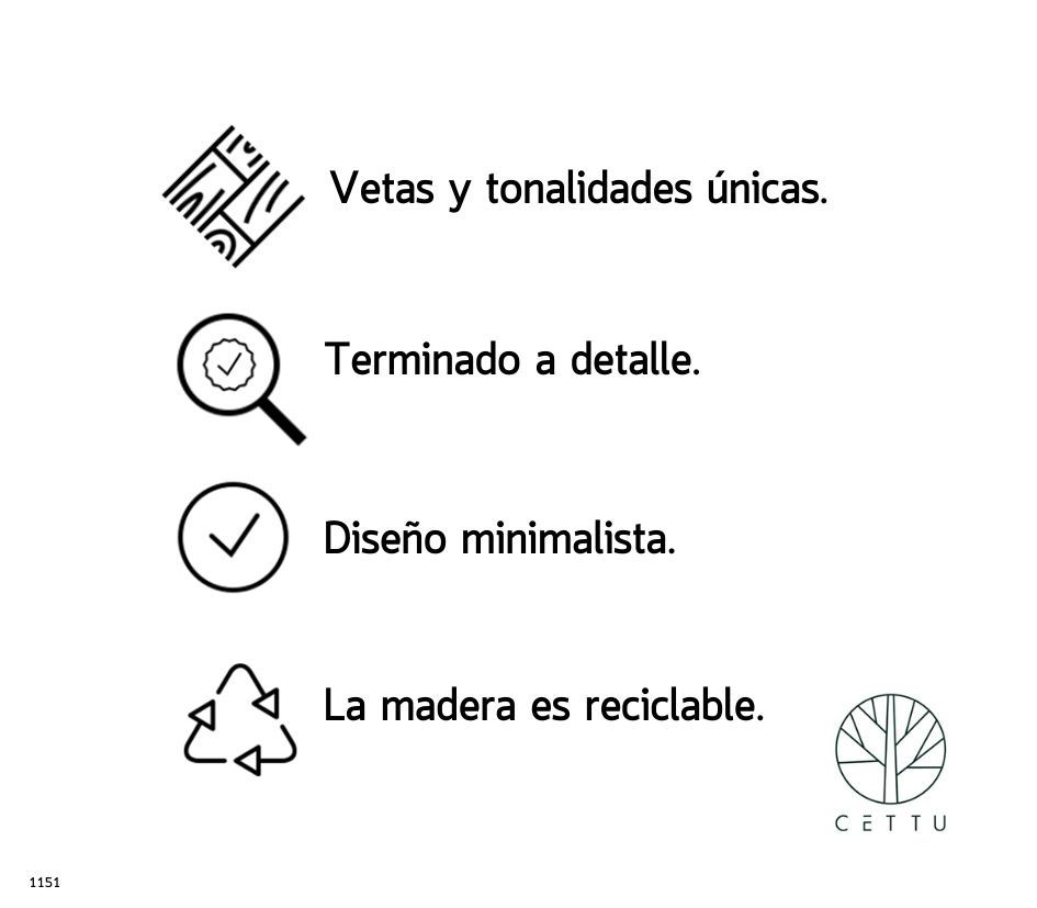 Perchero de pared Trefork. Diseño estilizado y funcional.