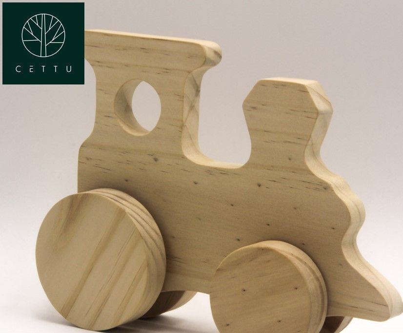 Locomotora, juguete didáctico. ¡Desarrollo motriz!