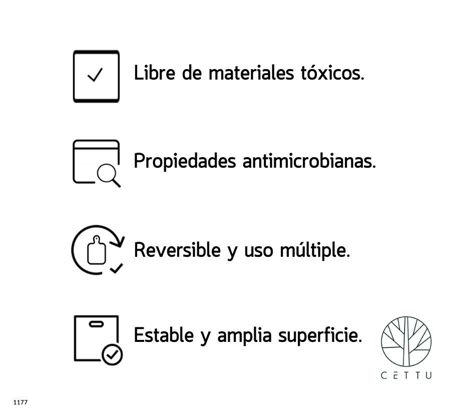 Tabla Carbó. Ideal para picar, cortar y servir.