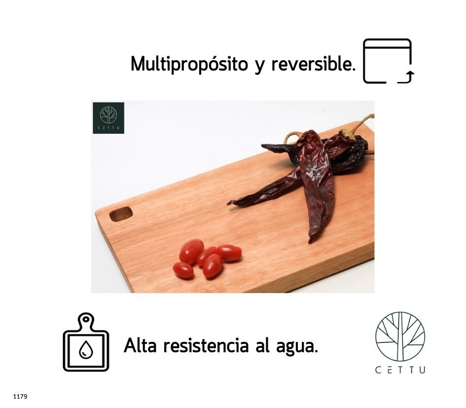 Tabla Carbó. Ideal para picar, cortar y servir.