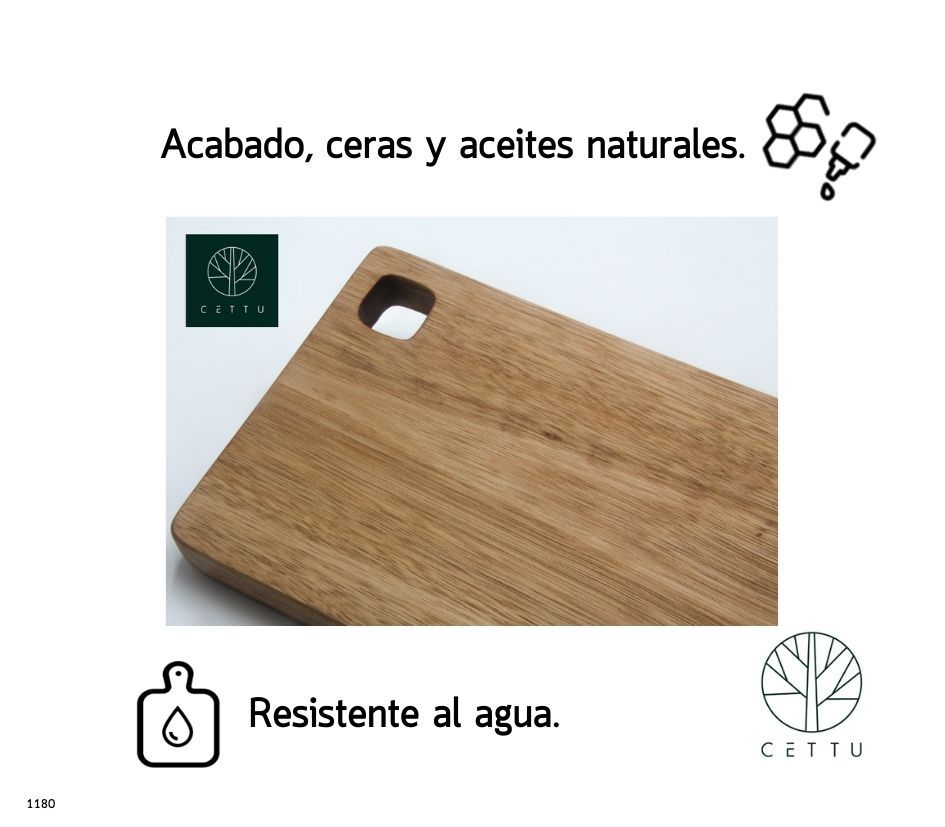 Tabla Carbó. Ideal para picar, cortar y servir.