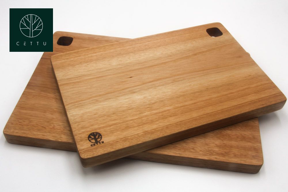 Ideales para picar, cortar y servir. Set de 2 tablas diseño Carbó.