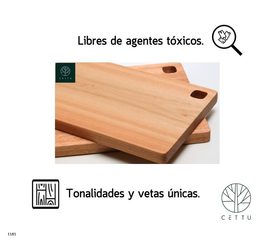 Ideales para picar, cortar y servir. Set de 2 tablas diseño Carbó.