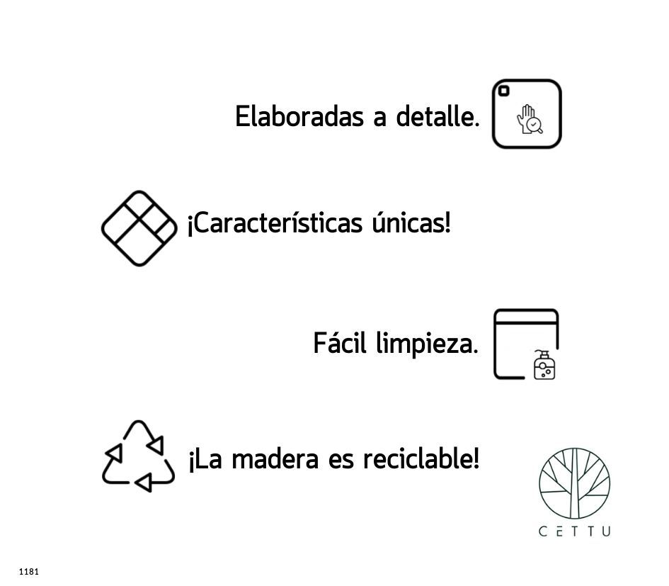 Ideales para picar, cortar y servir. Set de 2 tablas diseño Carbó.