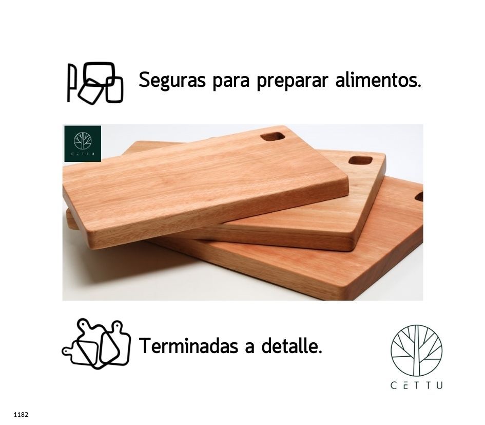 Ideales para picar, cortar y servir. Set de 3 tablas diseño Carbó.