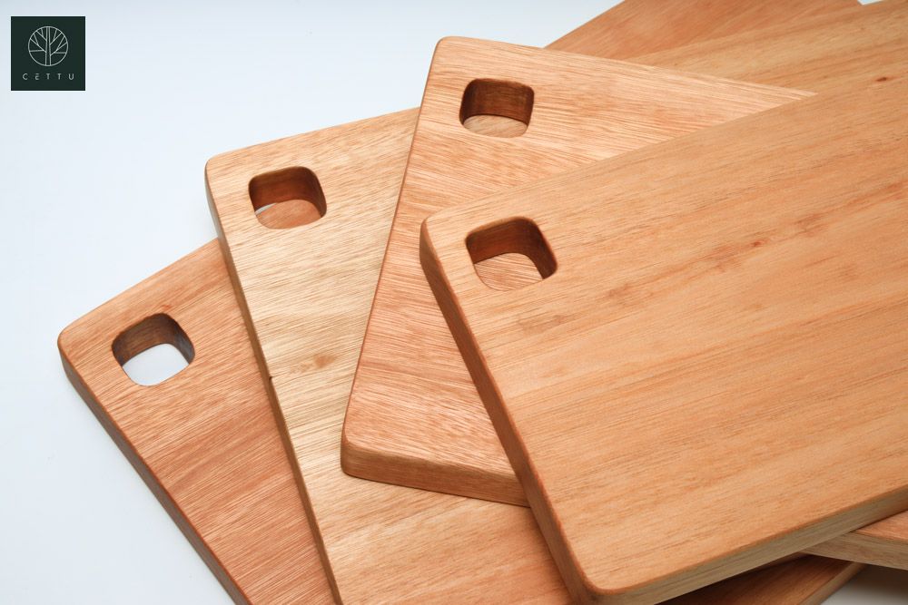 Ideales para picar, cortar y servir. Set de 4 tablas diseño Carbó.