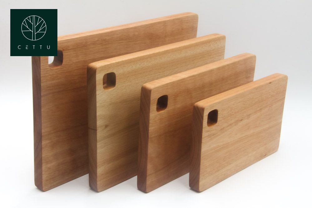 Ideales para picar, cortar y servir. Set de 4 tablas diseño Carbó.