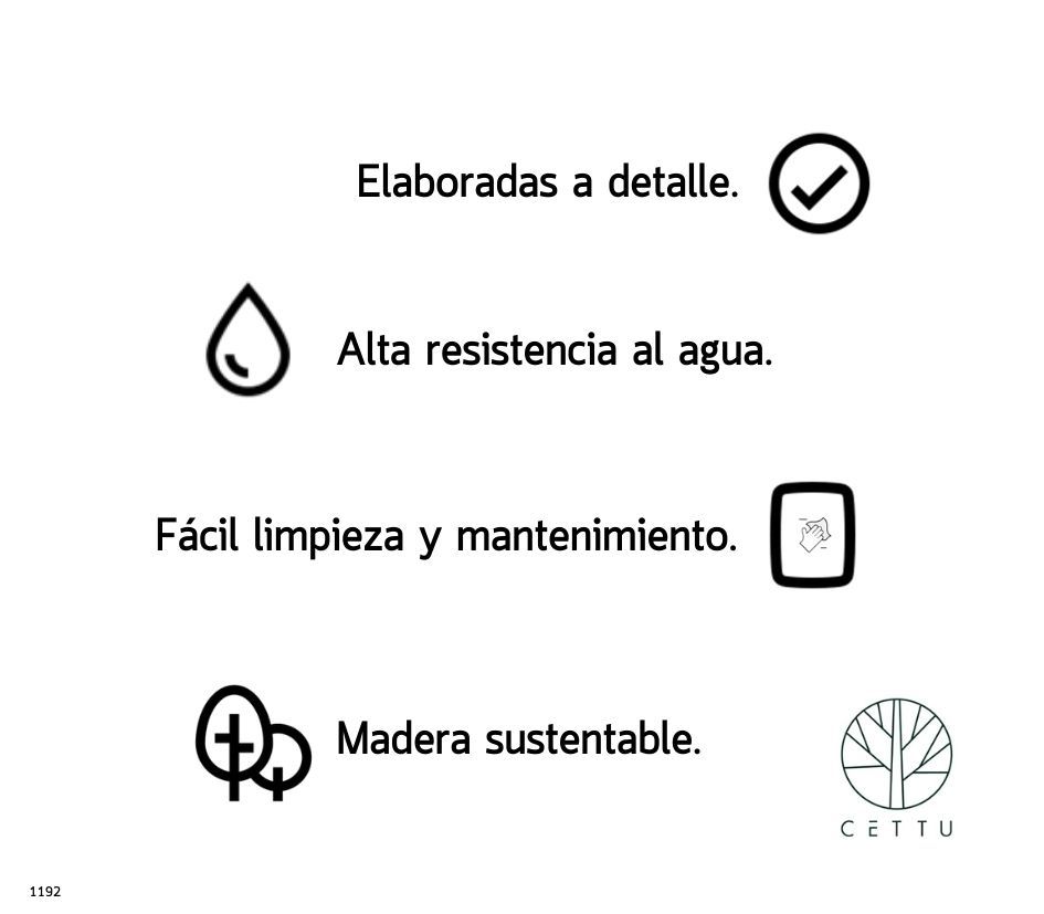 Botaneros Cantabria, set de 2 piezas.