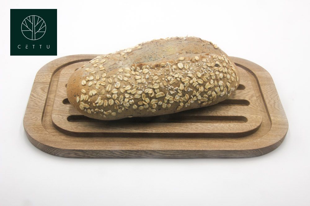 Tabla para pan Ovaal, corte y monte su pan predilecto.