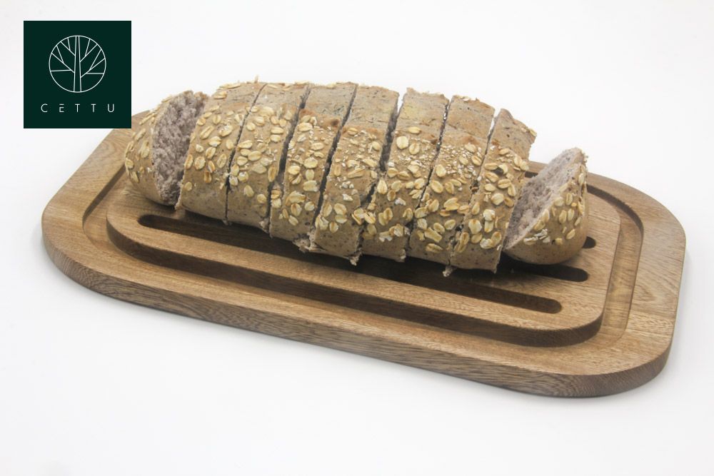 Tabla para pan Ovaal, corte y monte su pan predilecto.