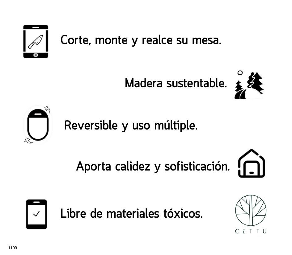 Tabla para pan Ovaal, corte y monte su pan predilecto.