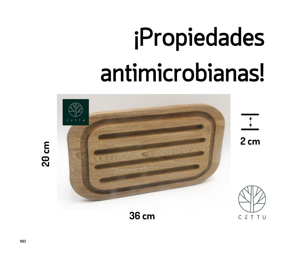 Tabla para pan Ovaal, corte y monte su pan predilecto.