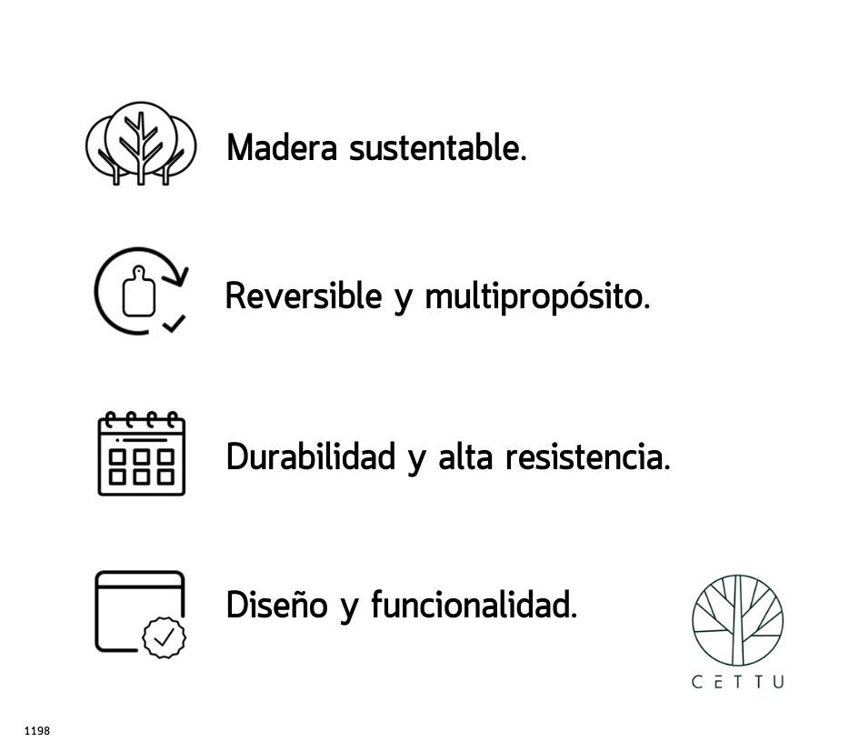 Porta refractario Ibiza. ¡Uso reversible!