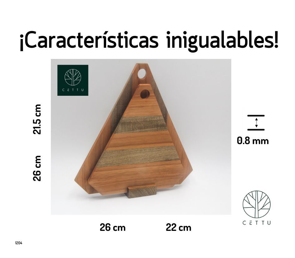 Set de 2  tablas Armonía. ¡Tonalidades únicas!