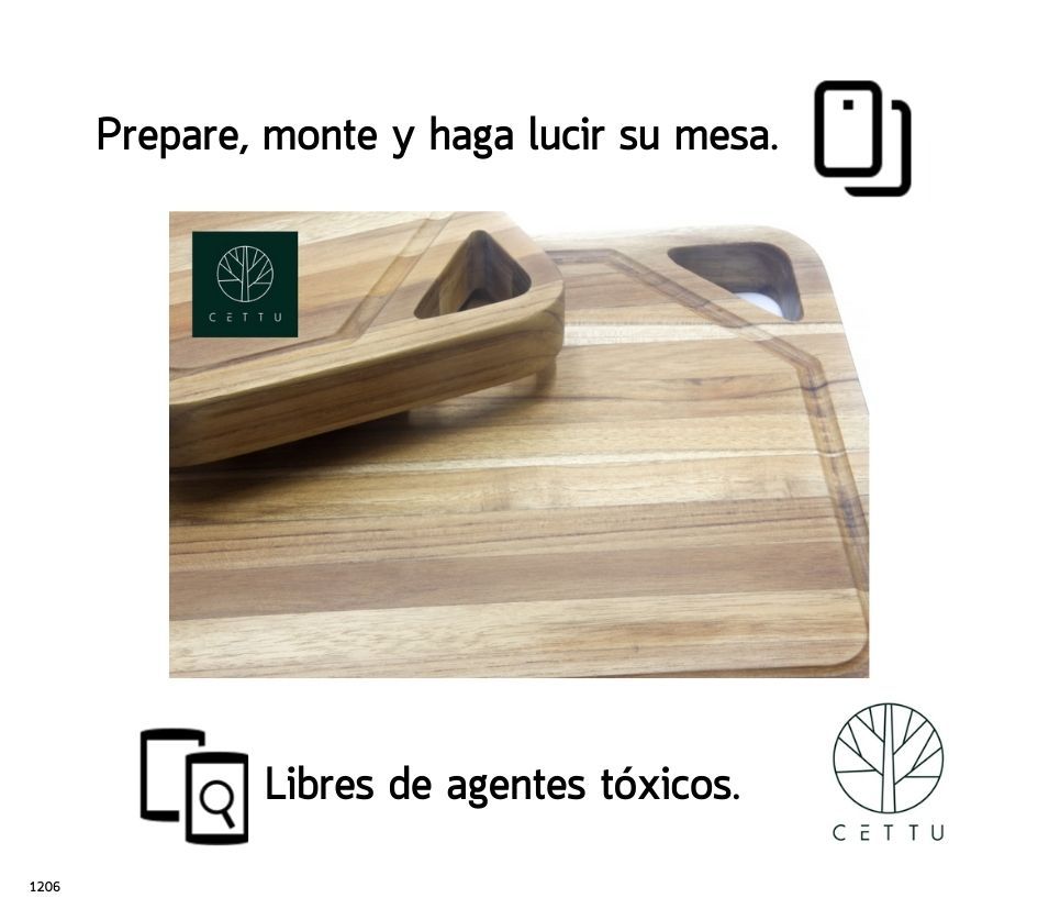 Set de 2 tablas Armería. ¡Cálidas y funcionales!